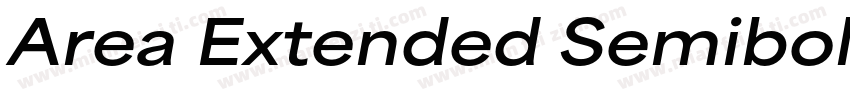 Area Extended Semibold字体转换